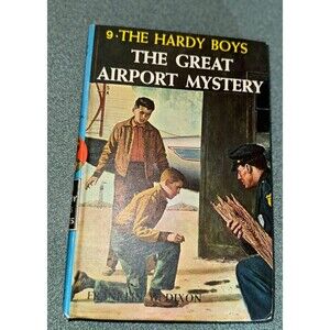 HARDY BOYS #9 THE GREAT AIRPORT MYSTERY by Franklin W. Dixon hardcover MATTE